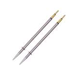 MicroFine 800 Series Solder Tip Cartridges, Chisel, 0.8 mm x 9 mm, MFT Pair for MicroFine H10-MFT Tweezers redirect to product page