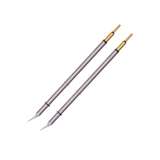 MicroFine 800 Series Solder Tip Cartridges, Conical Bent, 0.4 mm x 6.2 mm, MFT Pair for MicroFine H10-MFT Tweezers redirect to product page