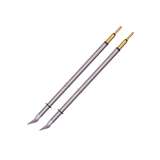 MicroFine 800 Series Solder Tip Cartridges, Conical Bent, 0.2 mm x 6.8 mm, MFT Pair for MicroFine H10-MFT Tweezers redirect to product page