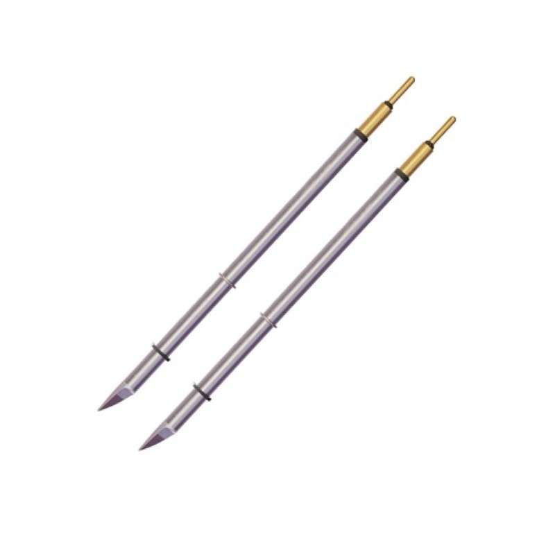 MicroFine 800 Series Solder Tip Cartridges, Blade, 0.3 mm x 5.4 mm, MFT Pair for MicroFine H10-MFT Tweezers