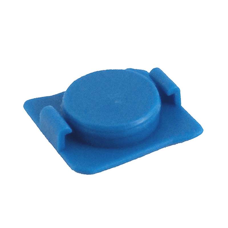 Fluid Dispensing End Cap, 30/55cc, Blue, 700 Series, 50 per Package