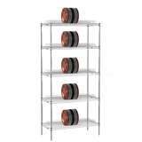 ESD 7" Five Tier Reel Cart, Stationary, 18" x 36" x 74" redirect to product page