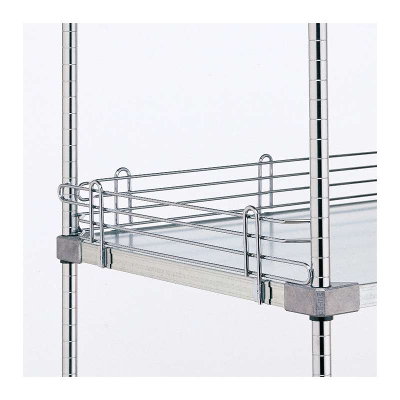 Super Erecta 4" High Ledge for Solid Shelving, Chrome, 48"