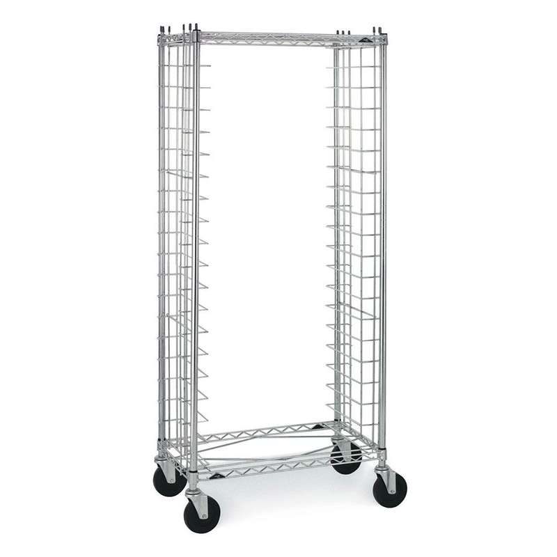 Side-Load Wire Bun Pan Rack, 3" Slide Spacing