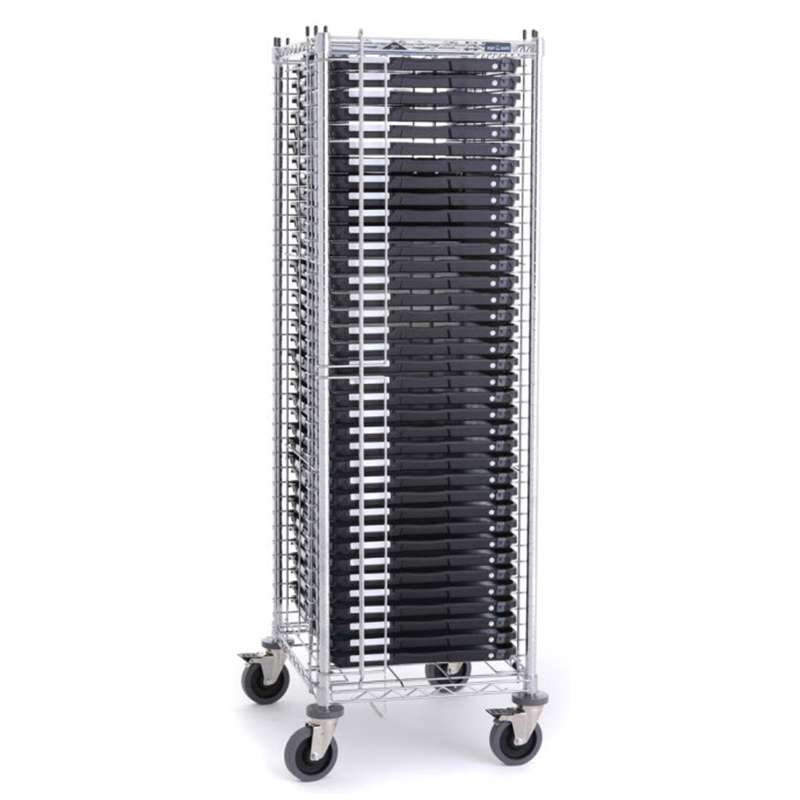 ESD Rack Kit with 40 Electronics ESD Trays and 40 Textured Inlays
