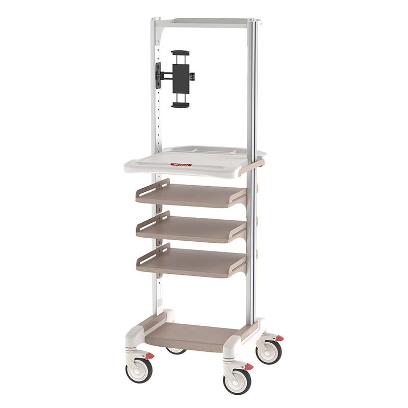Endoscopy Cart, 62" with Tablet Holder