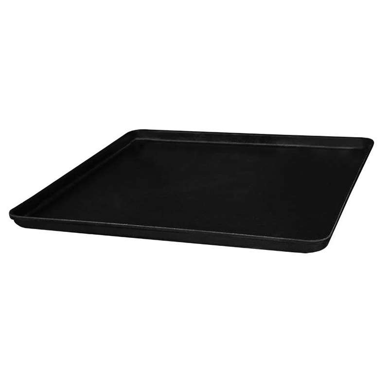 Dissipative Black Fiberglass Tray, .093", 25-1/8 x 25-1/8 x 1" I.D.