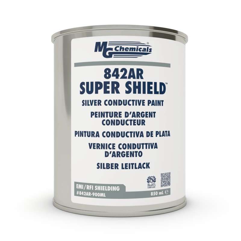 Super Shield™ Silver Coated Conductive Coating, Silver Grey, 900mL Bottle