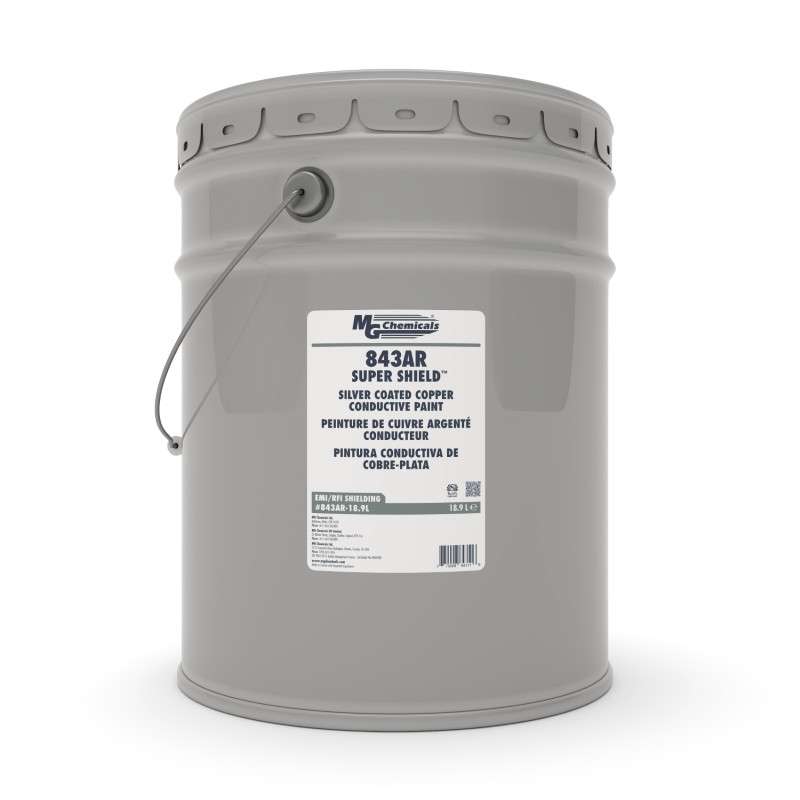 Super Shield Silver Coated Copper Conductive Paint,18.9L, 20.79kg