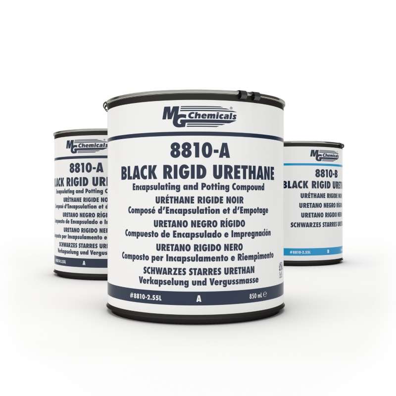 Black Rigid Urethane Potting Compound,2.51 kg, 2.55 L