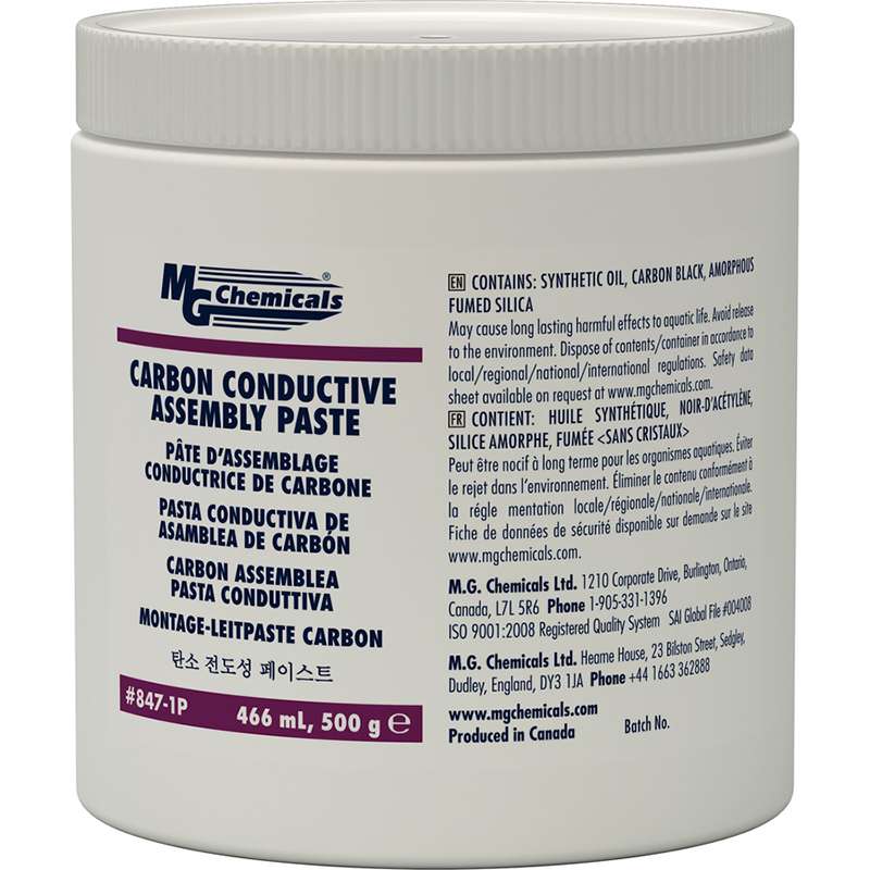 Carbon Conductive Paste, 500g Jar