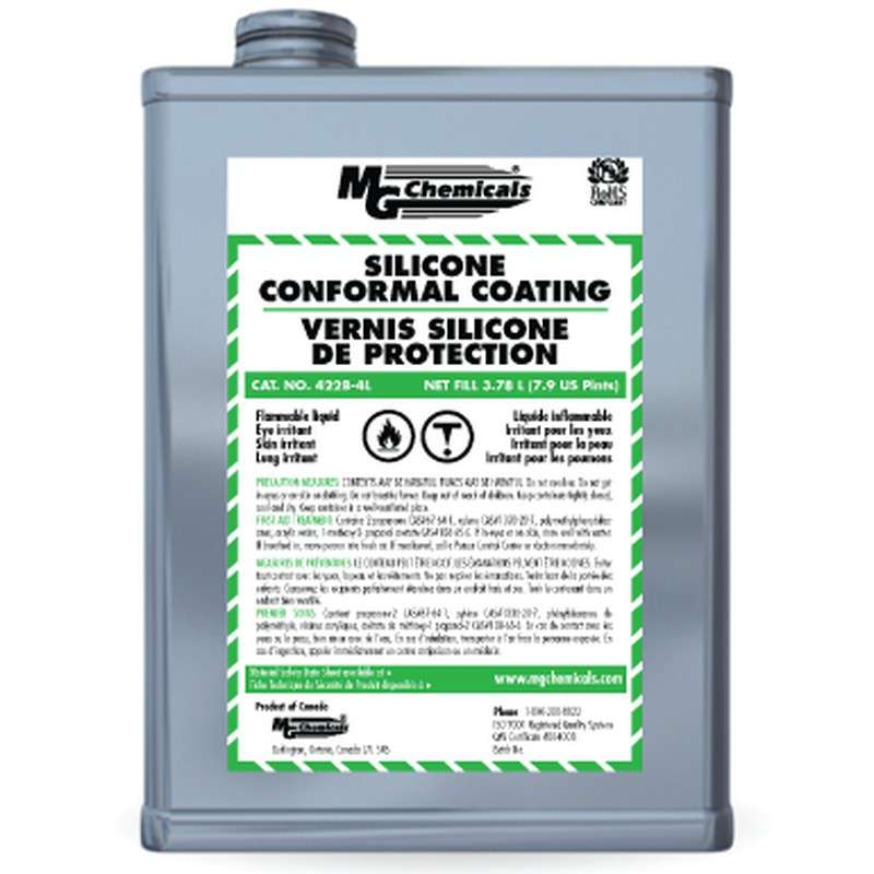 High Temperature Silicone Conformal Coating, 1-Gallon