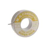 Super Wick Fine Braid Desoldering Braid With ESD-Safe Spool, Yellow, Size #2, 0.06" x 25' redirect to product page