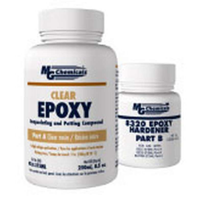 Optically Clear Encapsulating Epoxy And Potting Compound With Hardener, 12oz Kit