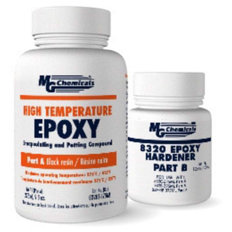 High Temperature Encapsulating Epoxy And Potting Compound With Hardener, 340mL Kit