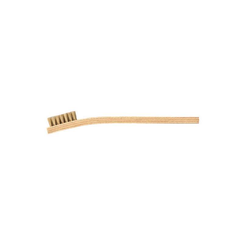 ESD-Safe Brush With Hog Hair Bristles And Plywood Handle, 1-3/8" Brush Face Length, 7-3/4" Long