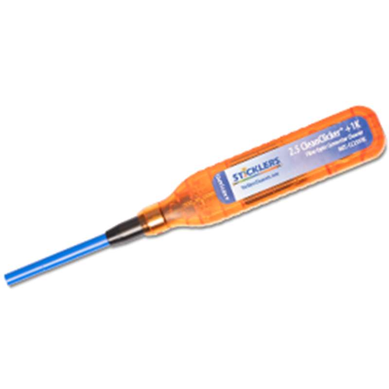 Sticklers CleanClicker Fiber Optic Connector Cleaner, 2.50mm, 1000+ Cleans