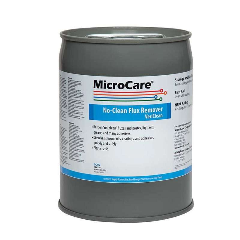 MicroCare Flux Remover MCC-DC1P - VeriClean™ No-Clean, 5 Gal