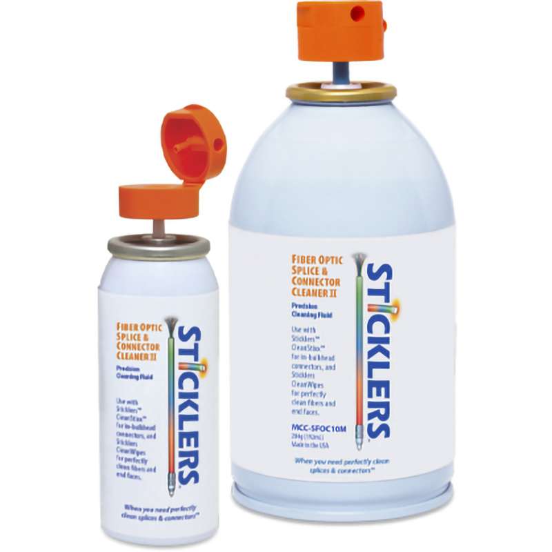 Sticklers™ Fiber Optic Splice and Connector Cleaner II, 10oz Pump Can