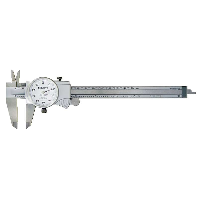 Series 505 Dial Caliper, 0.100" per Revolution