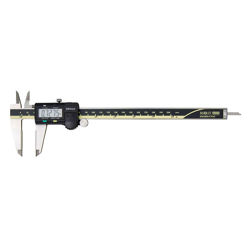 Digimatic Caliper, Absolute, 0-8", 0.0005", with Output, LCD Display, 500 Series