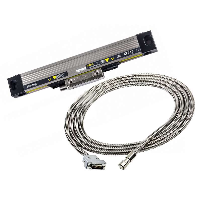 Linear Scale, ABS AT715-100, Slim Spar Type, 100 mm/4 Inch, 539 Series
