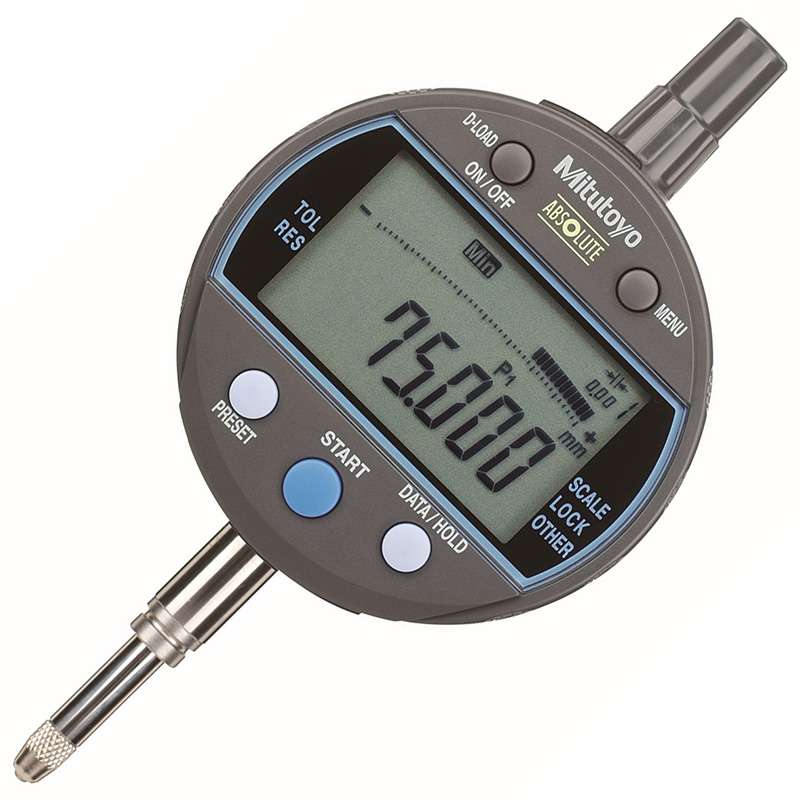 Bore Gage Type Indicator, 12.7mm/0.5", .375 Stem