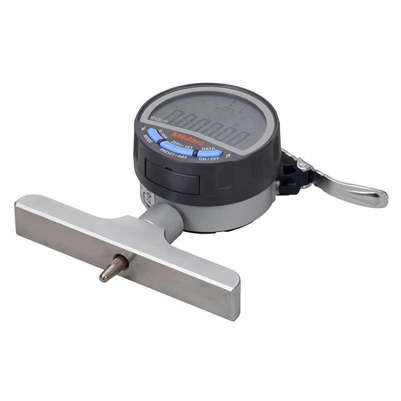 Digital Depth Gage/Indicator,112 0.0005-200mm/0.00002-0.8", 101.6mm/4 In Base