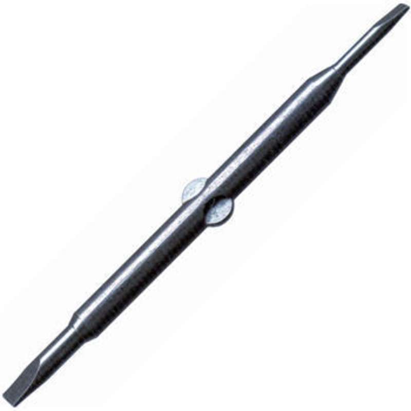 Reversible Precision .080" Slotted x .125" Slotted Driver Blade without Handle, 2" Long