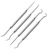 Stainless Steel Double Ended 25 Mil Probe Set, 4 Pieces redirect to product page