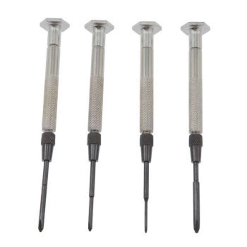 JIS-Type Screwdriver Set with Steel Handles, 4 Pieces