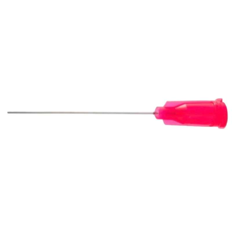 Nordson® EFD® Stainless Steel Precision Dispensing Tip NEEDLE, 25 ga x 1-1/2 in, Red  50/BX