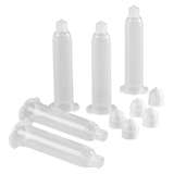 SmoothFlow™ Fluid Syringe Barrel and Piston, 10cc, Clear/White, 100 per Box redirect to product page