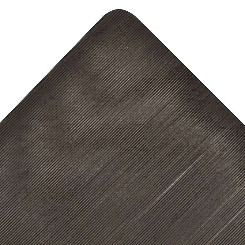 Anti Fatigue Mat, ErgoMat, 474, Heavy Duty, 1/2" Thick, Black, 2' x 3'