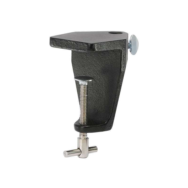 Cast Iron Table Edge Clamp Assembly, Brilliant Orange