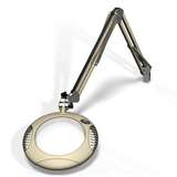 LED Magnifier, Weighted Base, ESD, 4 Diopter, 30" Reach, 2X, Shadow White redirect to product page