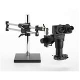Adjustable Microscope, Ergonomic, Stereo-Zoom, Wide 10X, 8-80X, Annular Light redirect to product page