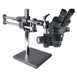 Binocular Microscope, 4.5 Extended Working Distance, ESD Safe, Dual Point Light redirect to product page