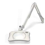 Green-Lite™ ESD-Safe 4-Diopter LED Magnifier with 43" Reach and Clamp Base, Medical White redirect to product page