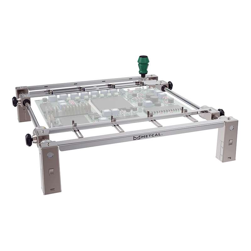 Board Holder, 10" x 10" Max. PCB Size, Adjustable In All Directions, ESD Safe