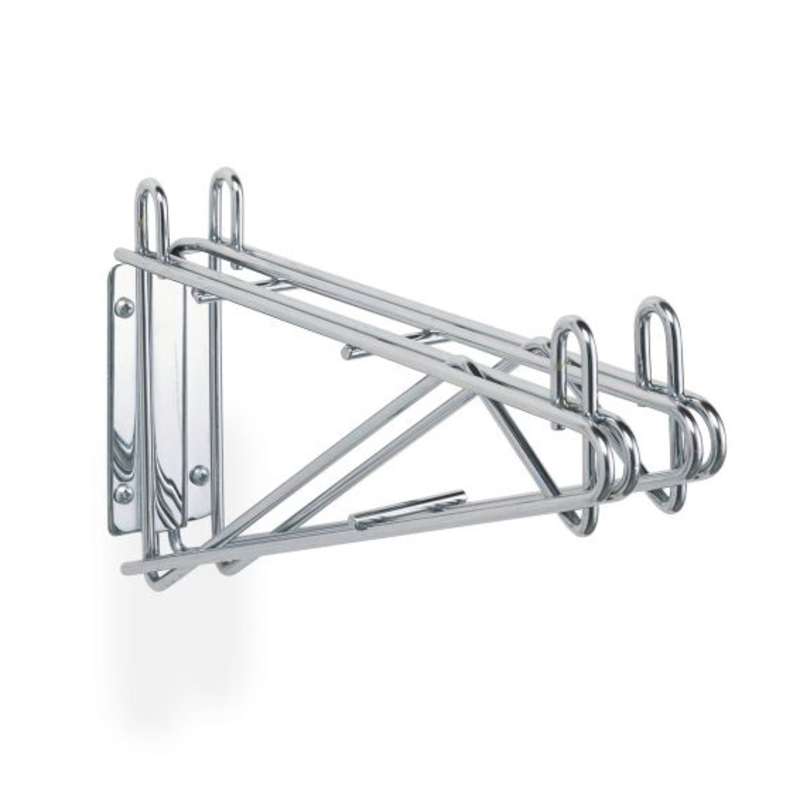 Double Wall Mount Bracket for Adjoining Shelves, 14" D