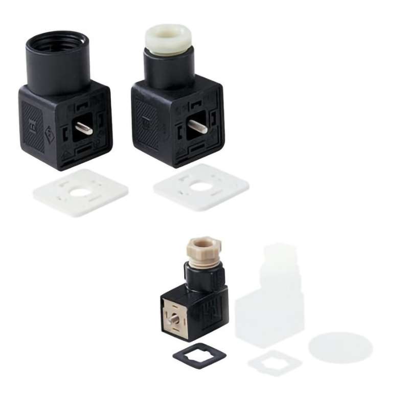 Micro Mini DIN Connector, PG9 Gland, 4-Contacts, 9.4 mm Spacing, for Transducers, CX5300 Series
