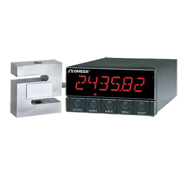 Strain Gauge Panel Meter, High Performance, 1/8 DIN, 6 Digit, LED Display, AC Supply, DP41-S Series