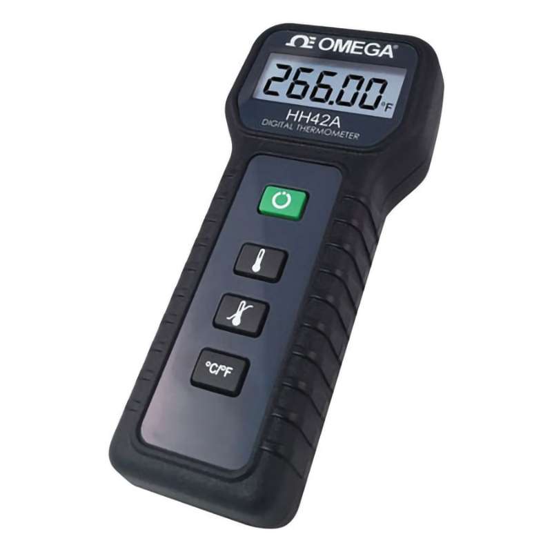 Digital Thermistor Thermometer, Ultra-High Accuracy & Resolution, 2252 Ohm @ 25 C, 9 V, Phone Plug, 1-CH, +/- 0.02 C, -20 C, 130 C