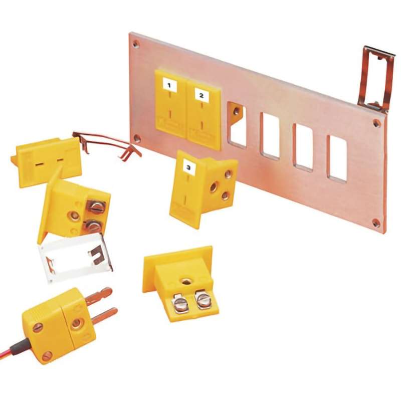 Miniature Panel Jack, J Type, 1 Row, 6 Jacks, 8.1 mm (0.66") x 16.7 mm (0.32") (H x L) Panel, Miniat