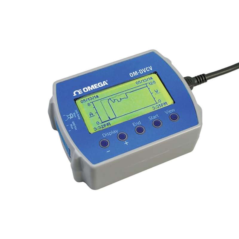 AC Current & Voltage Data Logger, 1-CH Measurement, 600 Vac, 300 A I/P, Battery, 22K Sample, 1s Sampling Rate, LCD Display, USB