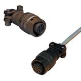 Twist Lock Connector, Female Socket, 6-Contacts, 20 AWG, -55 C to 125 C, Neoprene, ROHS Compliant, for Pressure Transducers & Load Cells, PT Series redirect to product page