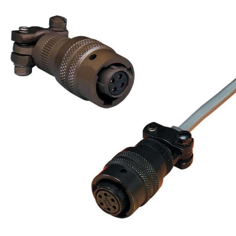 Twist Lock Connector, Female Socket, 6-Contacts, 20 AWG, -55 C to 125 C, Neoprene, ROHS Compliant, for Pressure Transducers & Load Cells, PT Series