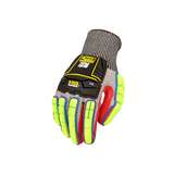 Cut Resistant Gloves, XL, Red/Gray/Black/Blue/Hi-Vis Lime, 1 pair redirect to product page