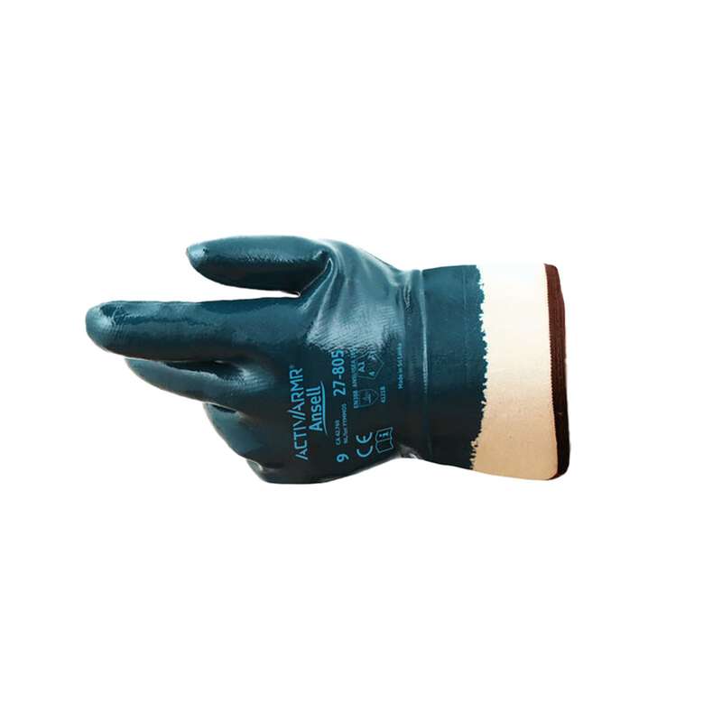Nitrile-Coated Gloves, XL, Blue, 12 pair per dozen